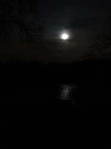 moon on the river