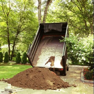 Salt Box Nursery delivering more laom. 