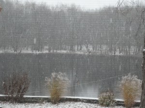 Concord River-winter on the concord river-snowfall on the concord river-snowfall