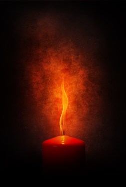 fire-red candle-flame-red-scarlet