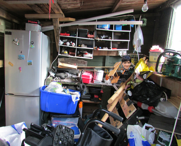 clutter with my face