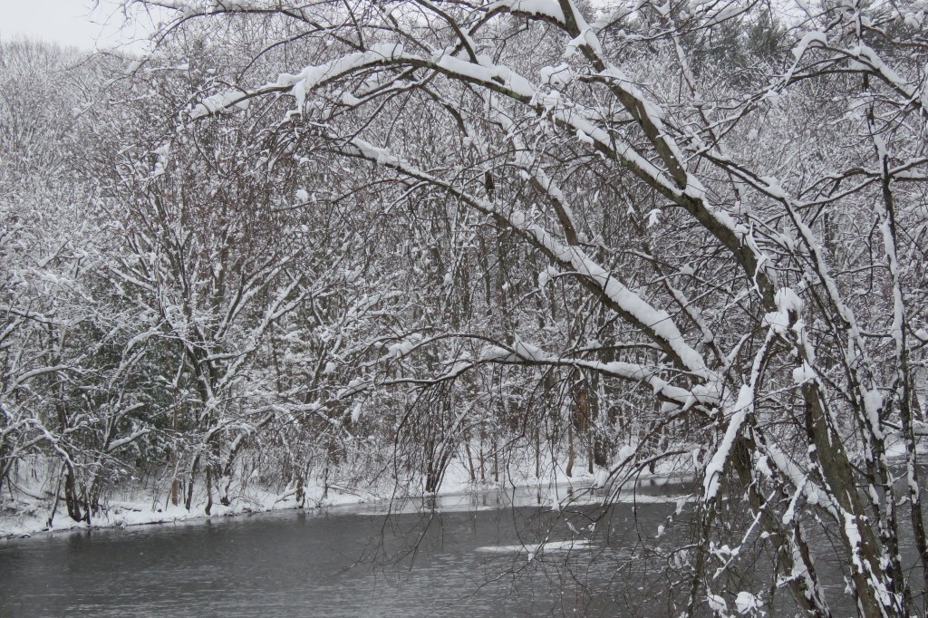 Concord river - snow